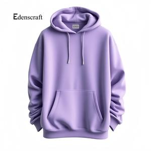 Sweats à capuche unis et unis Sweats à capuche vierges lourds pour hommes Vêtements grande taille de fabricants de qualité - Product Image 4