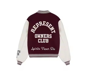 Chaqueta Bomber Varsity Bordada en Chenilla Estilo Letterman para Hombre, Fabricación OEM - Product Image 2