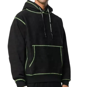 Sweats à capuche personnalisés en gros Impression et broderie de logo personnalisé Sweats à capuche en coton et polyester de haute qualité et de grand poids à la mode - Product Image 4