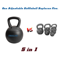 Kettlebell réglable doux perte de poids musculation Fitness ensemble d'entraînement bouilloire poids à vendre