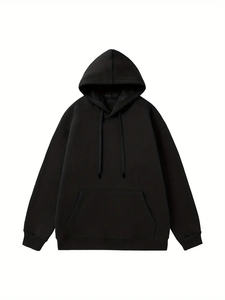 Offre Spéciale hommes sweats à capuche à manches longues pour l'hiver 100% coton polaire respirant séchage rapide haute qualité teint uni - Product Image 6