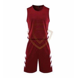 Ensembles de maillots de basket-ball sur mesure de haute qualité, très vendus, 100% polyester, séchage rapide, respirant, sans manches, confortables - Product Image 1