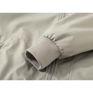 Meilleure vente 100% polyester satin soyeux Bomber veste hommes printemps démarreur Letterman Varsity veste OEM conception hommes vestes - Product Image 6