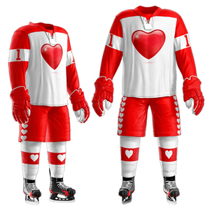 Nuevo estilo de ropa de entrenamiento, uniforme de hockey sobre hielo, camisetas de 2 piezas con conjuntos de pantalones cortos, ropa deportiva, uniforme de hockey sobre césped, Niñas y Niños Jóvenes - Product Image 2