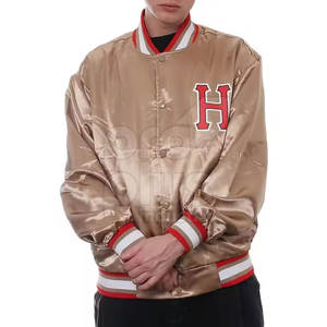 Prix de gros Veste d'hiver en satin de haute qualité pour hommes Col montant Logo frontal Fabriqué au Pakistan Service OEM - Product Image 1