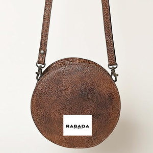 Bolso de cantimplora para mujer con pelo de vaca occidental bohemio de forma redonda con diseño de mano y solitario listo para almacenar bolsas - Product Image 4