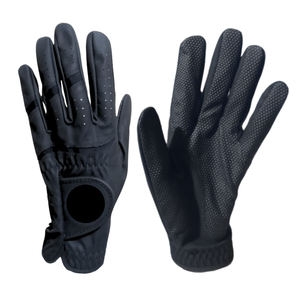 Gant de golf en cuir véritable Cabretta de haute qualité pour femmes et hommes respirant avec impression de sport de dos en silicone Spandex - Product Image 1