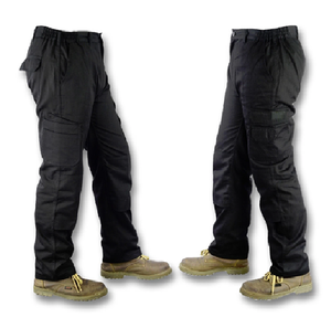 Flame Resistant Cowhide Welding pant Anti-Static and Heavy Duty Industrial Safety Wleding Pants Welding <b>Trouser</b> Secure <b>Work</b> - Product Image 1