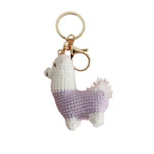 Juguetes de ganchillo amigurumi de hilo suave hechos a mano, muñecos de punto, peluches de anime, alpaca, lama, vaca, zorro, pato, llaveros de moda - Product Image 1