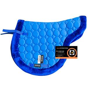 Almohadilla de montura acolchada de piel para saltos y uso general, forma de resistencia, acolchado suave, impermeable, transpirable, con correa de sujeción para larga distancia - Product Image 1