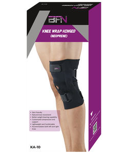 Envoltura de rodilla con bisagras de neopreno ajustable Suministro de terapia de rehabilitación postoperatoria cómoda - Product Image 2