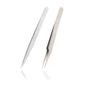 Juego de Pinzas para Pestañas Profesionales de Acero Inoxidable, Diseño Nuevo, Venta al por Mayor, Personalizadas - Product Image 5