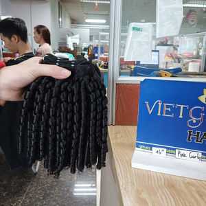 Pixie cambodge de qualité supérieure, cheveux frisés 100% humains - Product Image 1