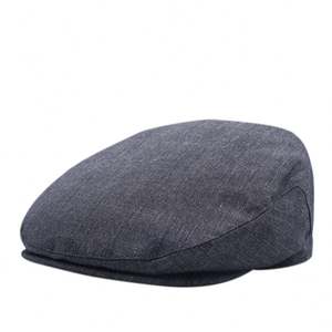 Wholesale Plain Breathable Newsboy <b>Flat</b> <b>Caps</b> Duckbill Ivy Hats <b>Cap</b> for <b>Men</b> Women Cotton <b>Cap</b> for Winter - Product Image 5