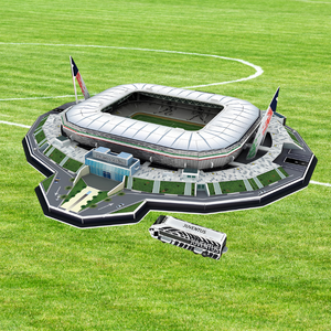 Puzzle en papier 3D de <span class=keywords><strong>stade</strong></span> de football, jouet DIY, marchandise de l'événement mondial de football 2026, OEM - Product Image 1