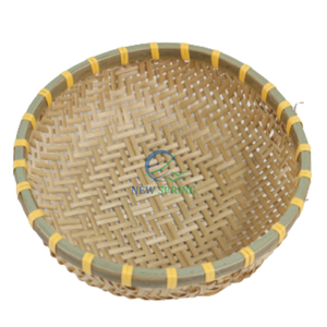 Cesta de Almacenamiento de Cocina de Bambú Ecológica para Hogares Sostenibles Hecha en Vietnam - Product Image 4