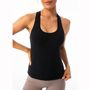 OEM entrenamiento mujer verano gimnasio camisetas sin mangas de algodón liso colorido transpirable liso gimnasio camisetas sin mangas al por mayor personalizado - Product Image 2