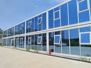 Casa contenedor modular prefabricada portátil Construcción desmontable para bienes raíces y edificios de oficinas Casas manufacturadas - Product Image 4