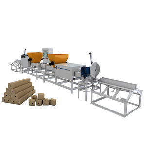 Automatic Sawdust Block <b>Machine</b> With Wood Pallet Blocks Cutting <b>Machine</b> - Product Image 1