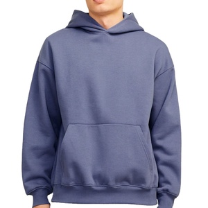 Sweats à capuche personnalisables pour hommes femmes bricolage conception 22 couleurs mélange de laine décontracté et à la mode lourd avec impression sweat à capuche surdimensionné - Product Image 1