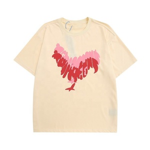 Wholesale Summer Oversized Loose T-Shirts for Men 100% Cotton Light Breathable <b>Plus</b> <b>Size</b> Printed Pattern Made in Pakistan - Product Image 4