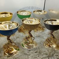 Brûleur d'encens indien en bois de santal naturel écologique, style cheval doré de luxe SHREE RADHEY, en laiton, décoration moderne pour la maison et l'hôtel