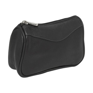 Nueva Bolsa de Cosméticos Personalizada de Cuero Genuino con Cierre de Cremallera, Organizador de Maquillaje - Product Image 1