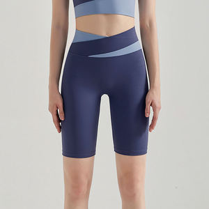 Diseño personalizado 2025 nuevo producto pantalones cortos de Yoga de cintura alta OEM compresión gimnasio pantalones cortos de Yoga para Mujeres - Product Image 6