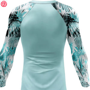 Protector de sarpullido personalizado de manga larga, protector de sarpullido elástico para Fitness, ropa informal de secado rápido - Product Image 5