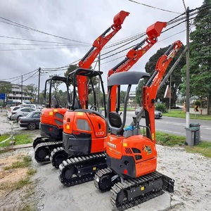 Mini excavadora de motor Kubota de 3,5 toneladas para granja, excavadora de orugas, Mini embolsadora, peso operativo de alta calidad, bomba de caja de cambios, rodamiento PLC - Product Image 6
