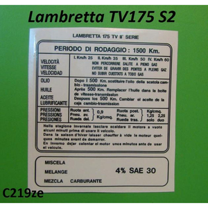 TV175 Serie 2 (S2) con pegatina en idioma italiano - Product Image 1