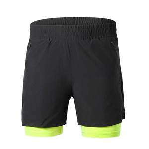 Custom Logo Eco-Friendly Summer Wear Elastic Waist Gym Shorts Solid Color Workout Quick Dry Breathable Casual <b>Men's</b> New Style - Product Image 1