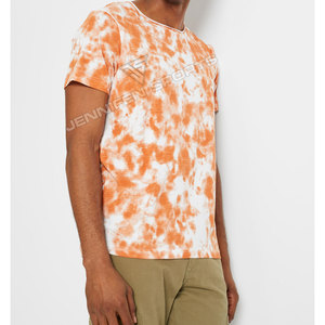 Cravate Die surdimensionné de haute qualité hommes T-Shirt 100% coton Jersey tissu, col rond, Logo personnalisé, étiquette de cou intérieur - Product Image 5