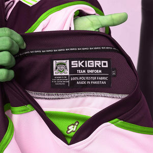 Ropa deportiva transpirable para hombre, camiseta de Hockey sobre hielo de tamaño personalizado, nuevos diseños, se acepta impresión personalizada, camiseta de Hockey sobre hielo con cuello en V - Product Image 3