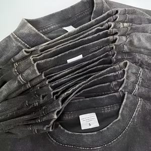 Camiseta Extra Grande de Estilo Vintage Lavada para Hombre y Mujer, Algodón Grueso, Estilo Urbano, Camiseta Lisa Minimalista, Ropa Casual Diaria - Product Image 6
