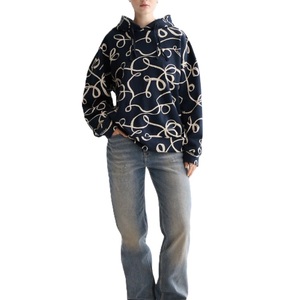 Sudadera Holgada con Estampado Personalizado para Mujer, 100% Algodón, con Capucha, Producto de Moda, Ropa Casual con Estampado a Demanda - Product Image 6