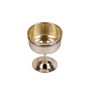 Tasse à crème glacée Snack Dessert party ware utilisation pour les bols bol de service avec forme ronde meilleurs restaurants polis brillants utilisent - Product Image 4