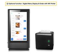 Nuevo y Novedoso Reproductor Publicitario con Pantalla Táctil LCD Digital de 7 Pulgadas para Restaurantes, con Menú de Pedidos en la Mesa