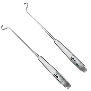 Agujas de Ligadura Deschamps Navratil, Instrumento Quirúrgico Afilado de Acero Metálico, Mueller Deschamps, Portador de Ligadura para Zurdos, Médico - Product Image 6