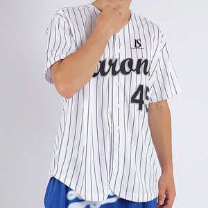Vente directe d'usine de maillot de baseball à manches courtes New Style Men Sport Wear de maillot de baseball - Product Image 2