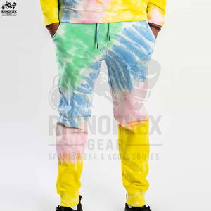 ชุดวอร์มมัดย้อมสำหรับผู้ชายไซส์ใหญ่พิเศษชุดวอร์มมัดย้อมสำหรับใส่วิ่งในยิมสำหรับฤดูหนาว - Product Image 2