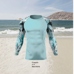 Camiseta Deportiva Personalizada para Hombre, Transpirable, Ecológica, 100% Poliéster, Manga Larga, Ropa de Gimnasio, Atuendo Moderno - Product Image 2