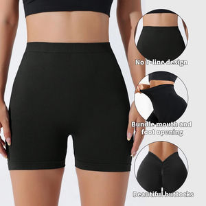 Pantalon de fitness à taille haute pour femmes Yoga Hip Lifting Waist Tightening Fitness Pants V Waist Gym Workout Activewear shorts pour femmes shorts pour femmes - Product Image 3