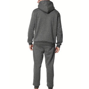 Meilleur haute qualité hiver imprimé hommes Streetwear survêtements tricotés vêtements d'extérieur évasés 100% coton - Product Image 2