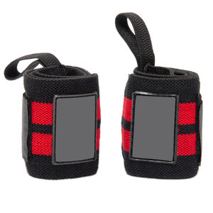 Entrenador de gimnasia Muñequeras para levantamiento de pesas Entrenamiento Culturismo Muñequera de neopreno elástico pesado Entrenador Muñequeras de color sólido - Product Image 1