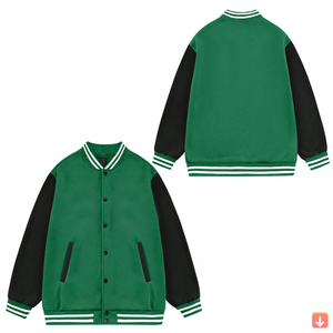 Top qualité personnalisé broderie Chenille patchs Varsity Bomber Letterman College grande taille Baseball Varsity vestes service oem - Product Image 6