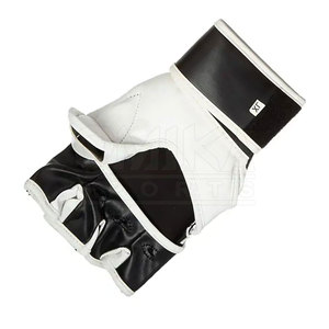 Gants d'entraînement imprimés de 8oz avec logo personnalisé pour adultes Poignées de boxe MMA confortables Nouvelle arrivée Matériel en cuir - Product Image 6