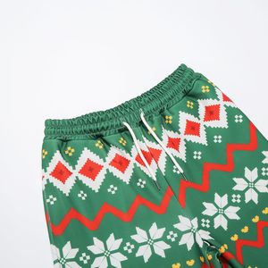 Exclusif femmes pantalons de survêtement de noël tendance chaude cordon de serrage pantalons de survêtement de noël 100 polyester doux au toucher vacances luxe - Product Image 4