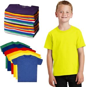 T-shirts vierges pour hommes, personnalisables en gros, à manches courtes, coupe classique, col rond, respirants, colorés et aux couleurs vives - Product Image 3