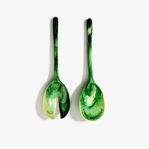 Accesorios de Último Modelo, Juego de Servidores de Ensalada de Acacia, Ecológicos, Aptos para Lavavajillas, Utensilios para Ensalada, Cocina, Hechos en India - Product Image 4